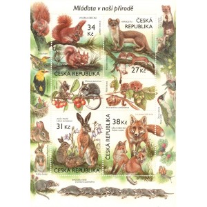 1282-1285A (ar&scaron;&iacute;k) - Zv&iacute;řata v na&scaron;&iacute; př&iacute;rodě s ml&aacute;ďaty