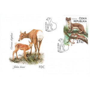 1282-1285 (s&eacute;rie FDC) - Zv&iacute;řata v na&scaron;&iacute; př&iacute;rodě s ml&aacute;ďaty