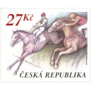 1293 - Koně jdouc&iacute; přes Taxisův př&iacute;kop