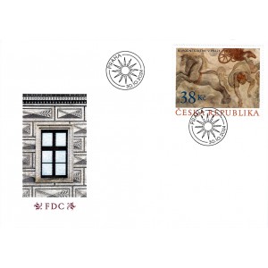 1298-1299 (s&eacute;rie FDC) - Renesančn&iacute; n&aacute;stropn&iacute; malby