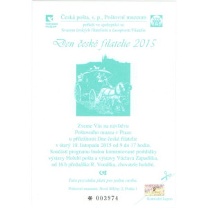 PPM18 - Den česk&eacute; filatelie 2015