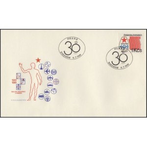 2500 FDC - 30. v&yacute;roč&iacute; Svazarmu