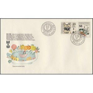 2502-2506 (s&eacute;rie FDC) - VIII. Bien&aacute;le ilustrac&iacute; Bratislava 1981