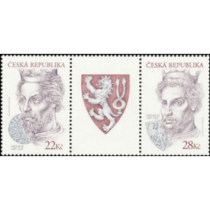 0479-0480 (spojka) - Dědičn&iacute; kr&aacute;lov&eacute; z rodu Přemyslovců: V&aacute;clav II. a V&aacute;clav III.