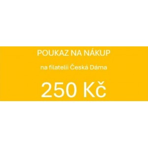 D&aacute;rkov&yacute; poukaz na 250 Kč