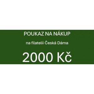 D&aacute;rkov&yacute; poukaz na 2000 Kč
