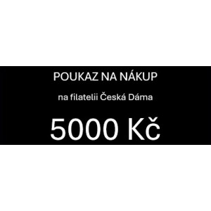 D&aacute;rkov&yacute; poukaz na 5000 Kč