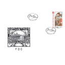 1314 FDC - Alfons Mucha: L&eacute;to
