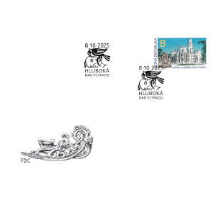 1330 FDC - Hlubok&aacute; nad Vltavou