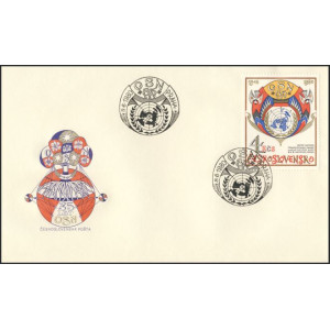 2442 FDC - 35. v&yacute;roč&iacute; založen&iacute; OSN