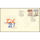 2292-2293 FDC - Zdeněk Nejedlý a Karel Marx