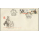 2253-2256 (série FDC) - Historické poštovní stejnokroje