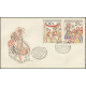 2130-2133 (série FDC) - České a slovenské lidové obyčeje