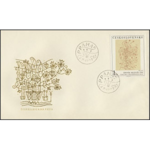 2176-2180 (s&eacute;rie FDC) - Uměn&iacute; 1975