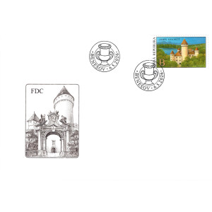1355 FDC - Z&aacute;mek Konopi&scaron;tě