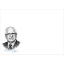 Prezident Česk&eacute; republiky V&aacute;clav Klaus s podpisem