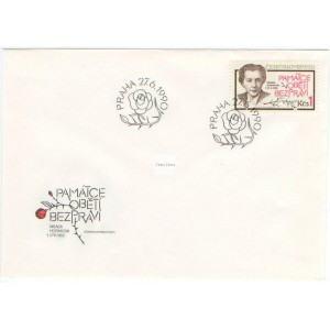 2946 FDC - Pam&aacute;tce obět&iacute; bezpr&aacute;v&iacute;