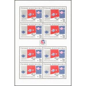 0048A (ar&scaron;&iacute;k) - 120. v&yacute;roč&iacute; Světov&eacute; po&scaron;tovn&iacute; unie - UPU