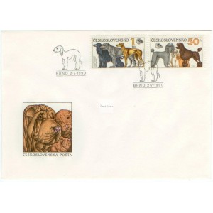 2947-2950 FDC (s&eacute;rie) - Světov&aacute; v&yacute;stava psů