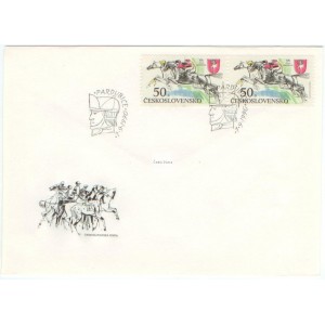 2953-2954 FDC (s&eacute;rie) - 100. ročn&iacute;k Velk&eacute; pardubick&eacute;