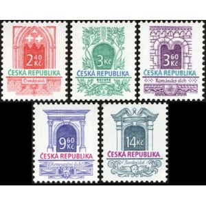 0089-0093 (s&eacute;rie) - Historick&eacute; stavebn&iacute; slohy