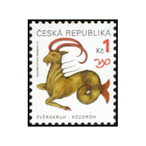 0200-0201 (s&eacute;rie) - Znamen&iacute; zvěrokruhu: Kozoroh a Vodn&aacute;ř