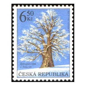 0407-0408 (s&eacute;rie) - Ochrana př&iacute;rody - chr&aacute;něn&eacute; stromy