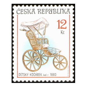 0414-0416 (s&eacute;rie) - Sběratelstv&iacute; - historick&eacute; dětsk&eacute; koč&aacute;rky
