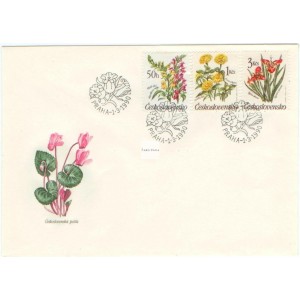 2930-2933 FDC (s&eacute;rie) - Zahradn&iacute; květiny