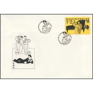 0087 FDC - Osobnosti Osvobozen&eacute;ho divadla