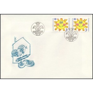 0088 FDC - 25 let SOS dětsk&yacute;ch vesniček