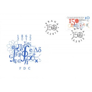 0714 FDC - 150. výročí Jednoty českých matematiků a fyziků