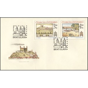2457-2458 FDC (série) - Bratislavské historické motivy