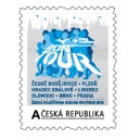 VZ0092 - Vlastní známka: ČESKÁ POJIŠŤOVNA MIZUNO RUNTOUR 2013