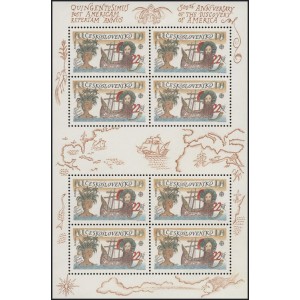 3006A (aršík) - 500. výročí objevení Ameriky