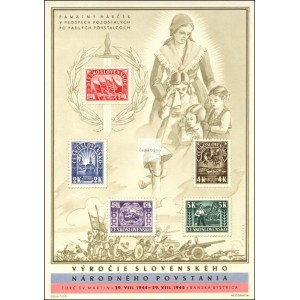 0408-412A (aršík) - 1. výročí SNP