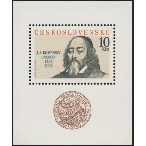 3002A (aršík) - 400. výročí narození J. A. Komenského