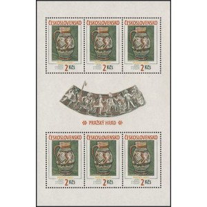 2866-2867A (série aršíků) - Pražský hrad