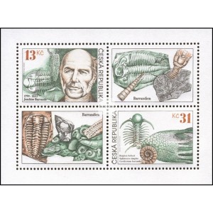 0222-0223A (aršík) - Joachim Barrande a čeští trilobiti