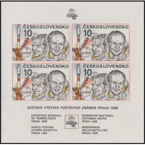 2817Aa (aršík) - Interkosmos - PRAGA 1988