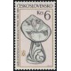 2723 - Irizovaná vázička s galvanoplastickým dekorem