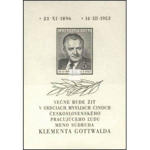 0719A (aršík) - Úmrtí Klementa Gottwalda