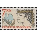 2704 - Dívka s holubicí