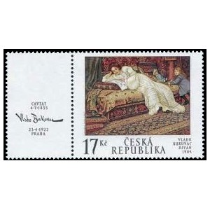 0319+K (levý kupón) - Umělecká díla na známkách I.