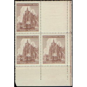 PČM 120-121 (série 4bloků s KP) - Chrám svatého Víta
