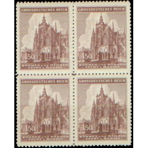PČM 120-121 (série 4bloků) - Chrám svatého Víta