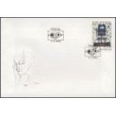 0005 FDC - Europa - Moderní umění (Hladový svatý)