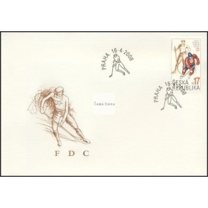 0559 FDC - 100 let českého ledního hokeje