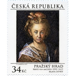 0850 - Pražský hrad: Hans von Aachen – Hlava dívky