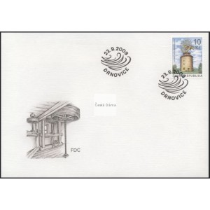 0608-609 FDC (série) - Technické památky - mlýny